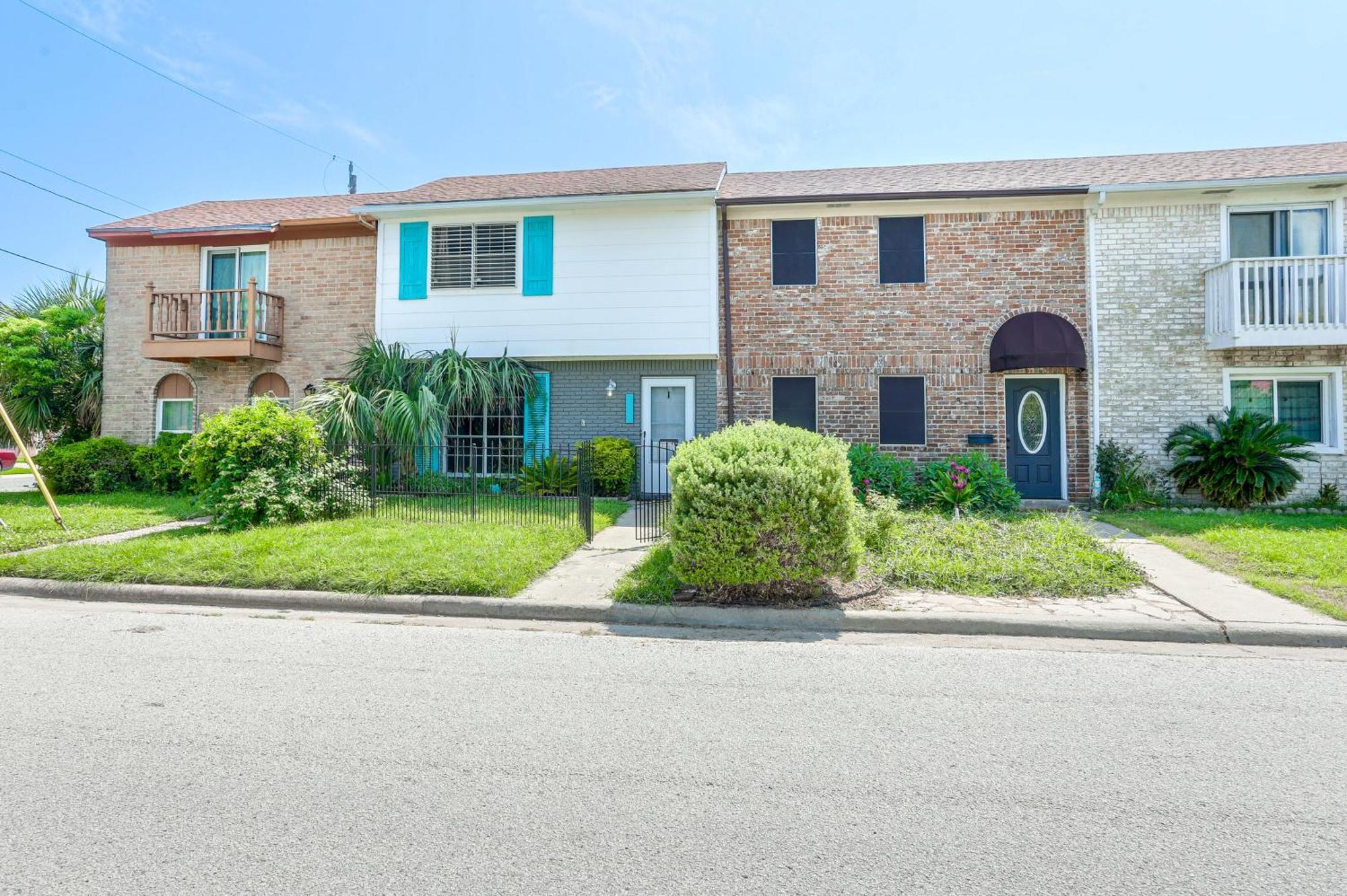Townhome Near Beach In Galveston Furnished Patio! Exteriör bild